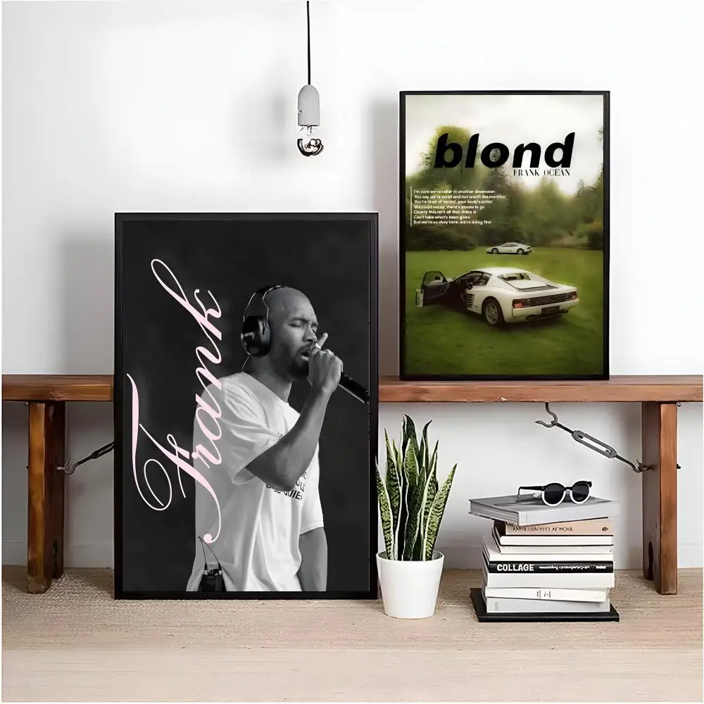 ملصق ألبوم شقراء فرانك أوشن عالي الدقة ذاتي اللصق مقاوم للماء مثالي للمنزل والمكتب وغرفة النوم هدية رائعة