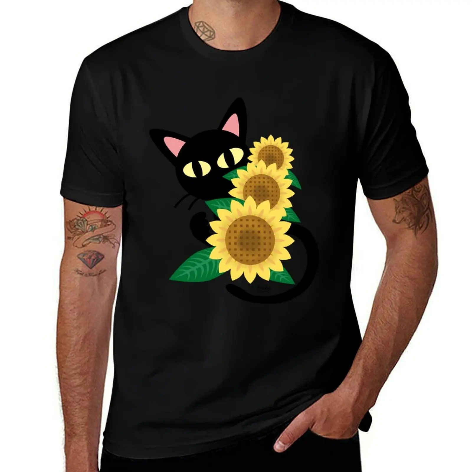 

Whim with Sunflower T-Shirt anime t shirts for man essential t shirt cotton t shirt man T-shirt