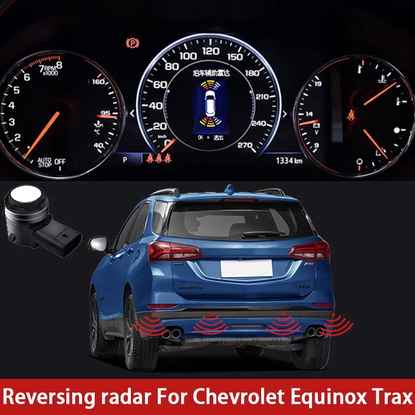 Reversing Blind Spot Front Rear Image Radar Car Sensor Sound Warning Indicator Probe System For Chevrolet Equinox Trax 2017~2022