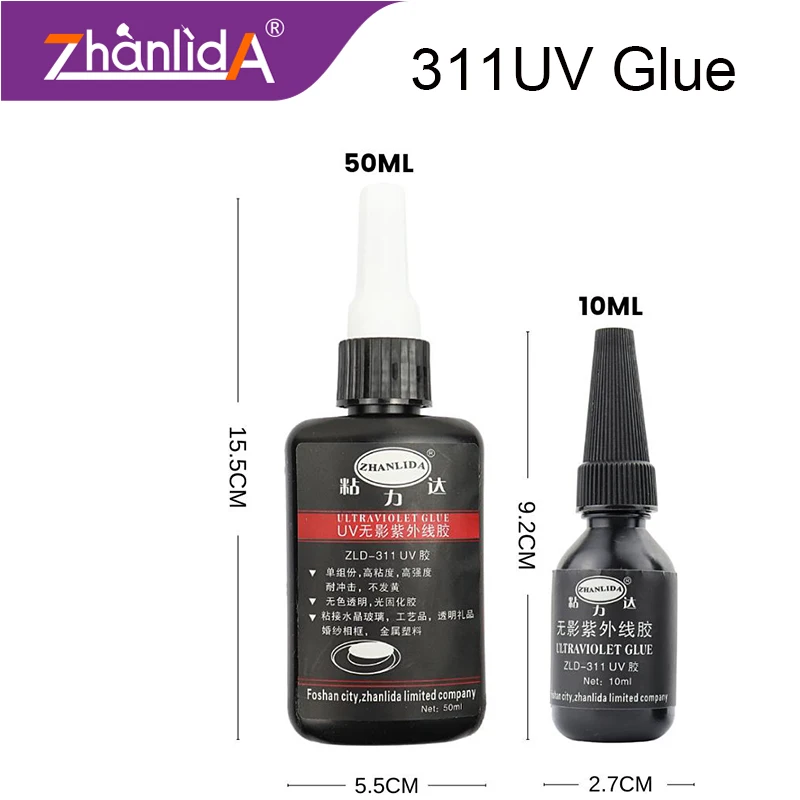 10ml-50ml-zhanlida-311-vidro-mesa-de-cafe-cristal-artesanato-plastico-transparente-adesivo-macio-uv-cola-shadowless