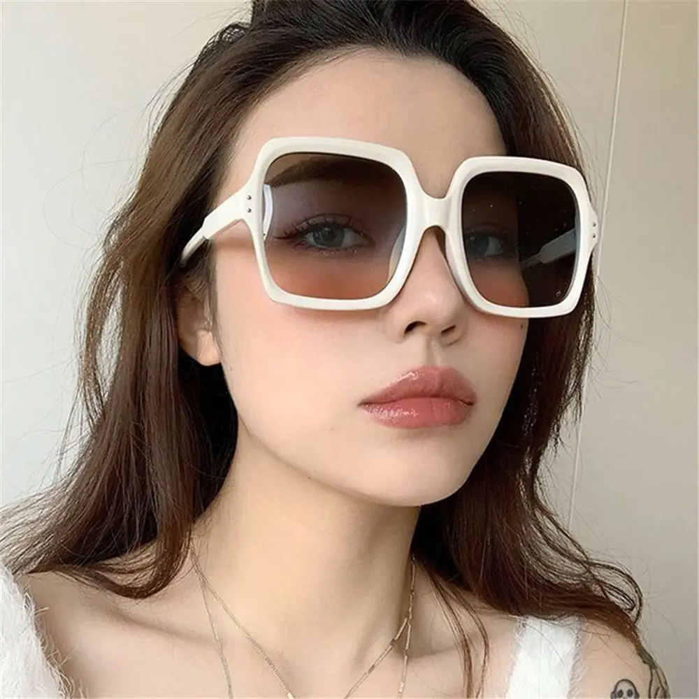 

Vintage Oversized Square Sunglasses Women Luxury Big Frame Sun Glasses Gradient Glasses Female Eyewear Outdoors Goggles