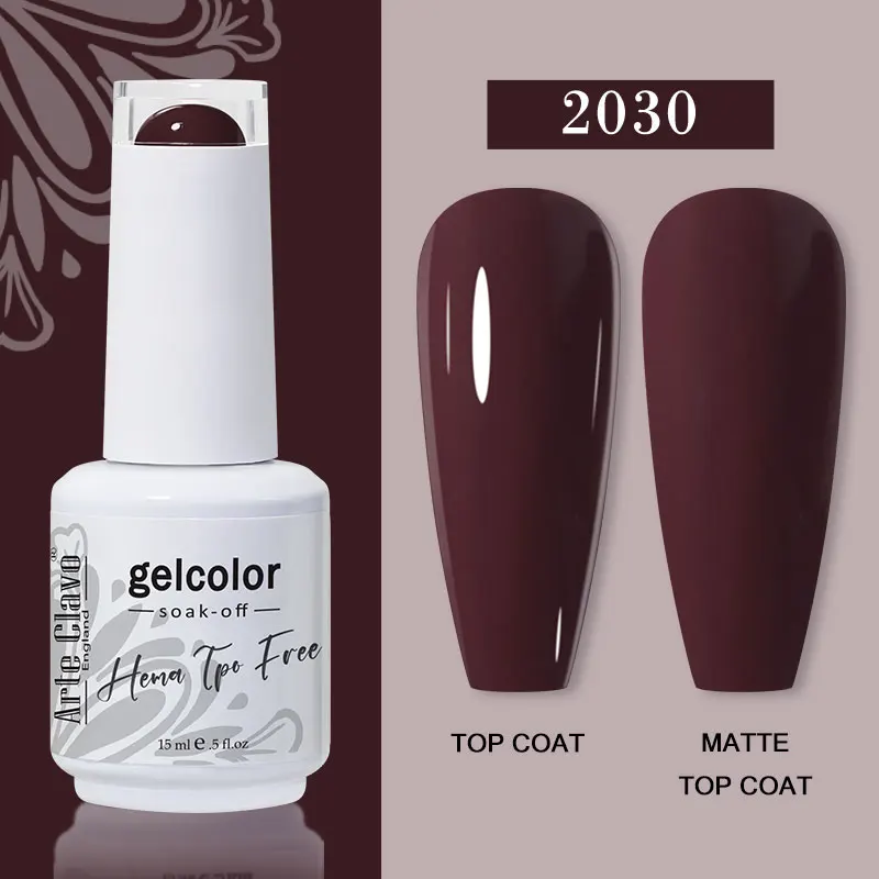 Arte Clavo 116 Kleuren Gel Nagellak 15 ml Kleurrijke Gel Semi Permanente Losweken UV Gel Nail Art DIY Ontwerp vernis Nagelbenodigdheden