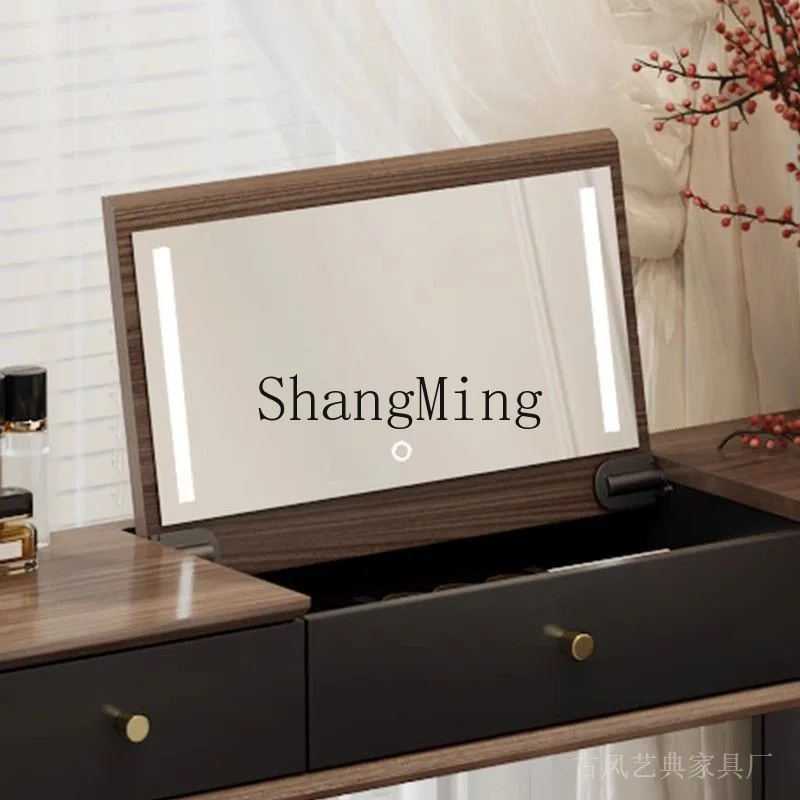 

FG medieval dresser chest integrated bedroom dressing table retractable flip cover dressing table