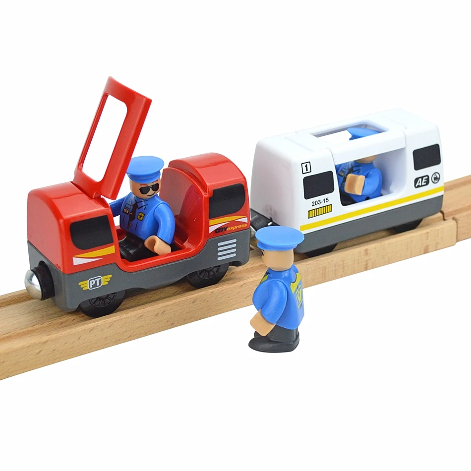 All Kinds of Small Man Doll Model Character Railway Accessories Educational DIY Original Gifts Kids For Biro Wooden Track Toys