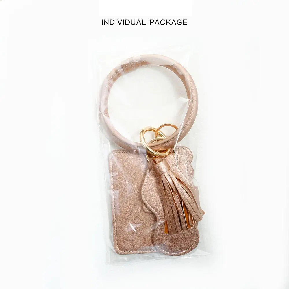Pulsera de cuero PU para niñas, tarjeta de identificación de crédito, tarjeta bancaria, soporte para tarjeta de autobús, billetera de muñeca,
