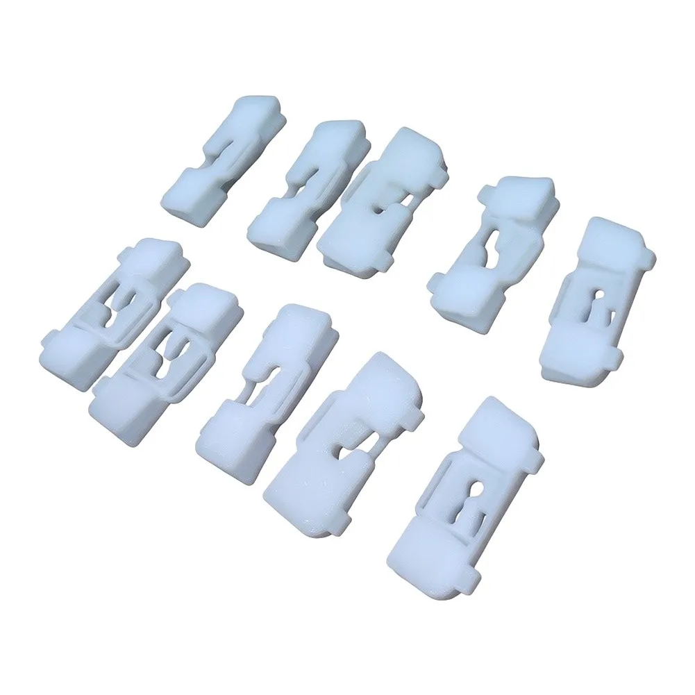 Roof Drip Molding Clip 10PCS 861442D000 for Hyundai Elantra 2001-2006 Direct Snap-in Nylon Water Strip Retainer