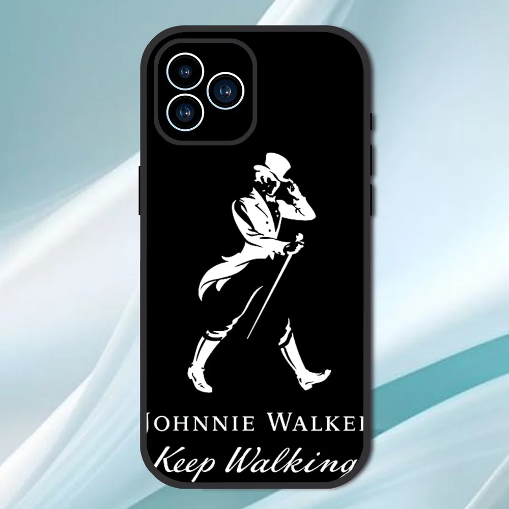 J-Johnnie Walker Logo Phone Case For iPhone 13 12 11 14 15 Pro XS Max XR X 8 7 6S 6 Plus SE 2020 Soft Back case image 6
