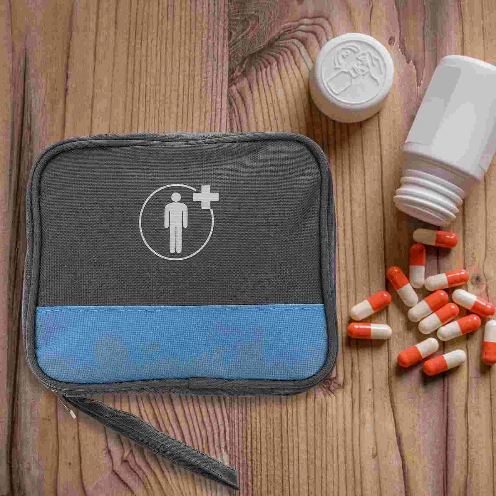 Bolsa de medicina de viaje para el hogar, bolsa de medicina para senderismo, bolsa de medicina para exteriores