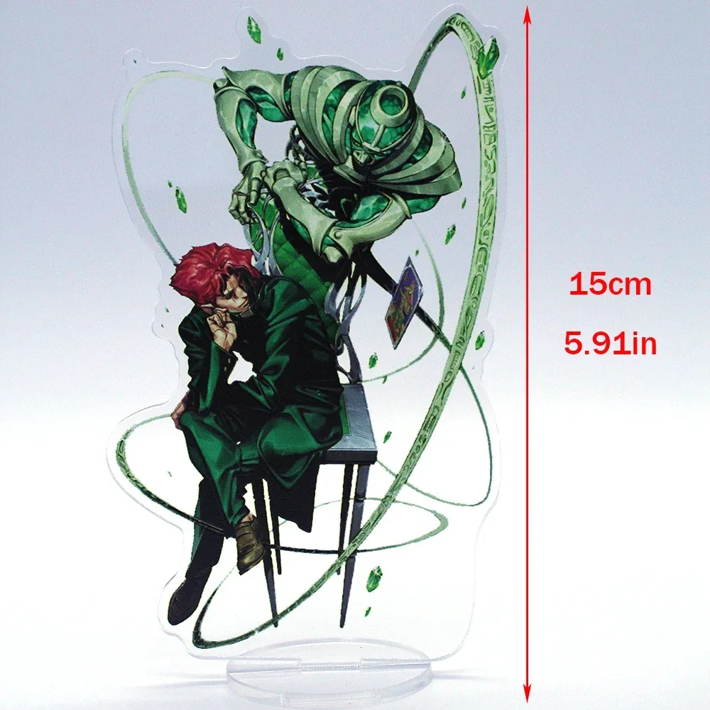 Anime Figure JoJo Bizarre Adventure Cute Cosplay Acrylic Stand Model Plate Desk Decor Standing Sign Keychain for Friend Gifts