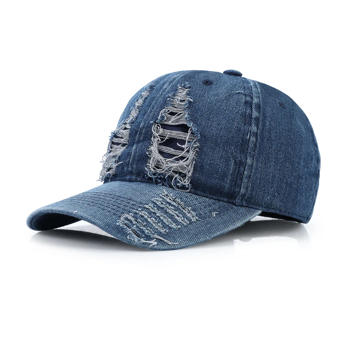 Unisex Sport Baseball Cap for Women Men Retro Wash Water Jeans Sun Hat Cotton Handfeeling Streetwear Hip Hop Denim Summer Hat