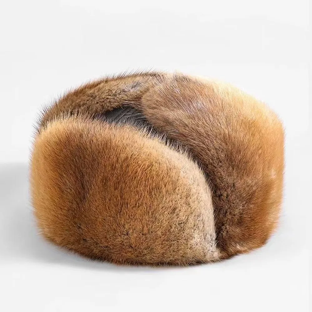 قبعة شتوية سميكة ودافئة عصرية مقاومة للرياح لحماية الأذن من Ushanka قبعة من الفرو كاجوال من Lei Feng للرجال والنساء #1