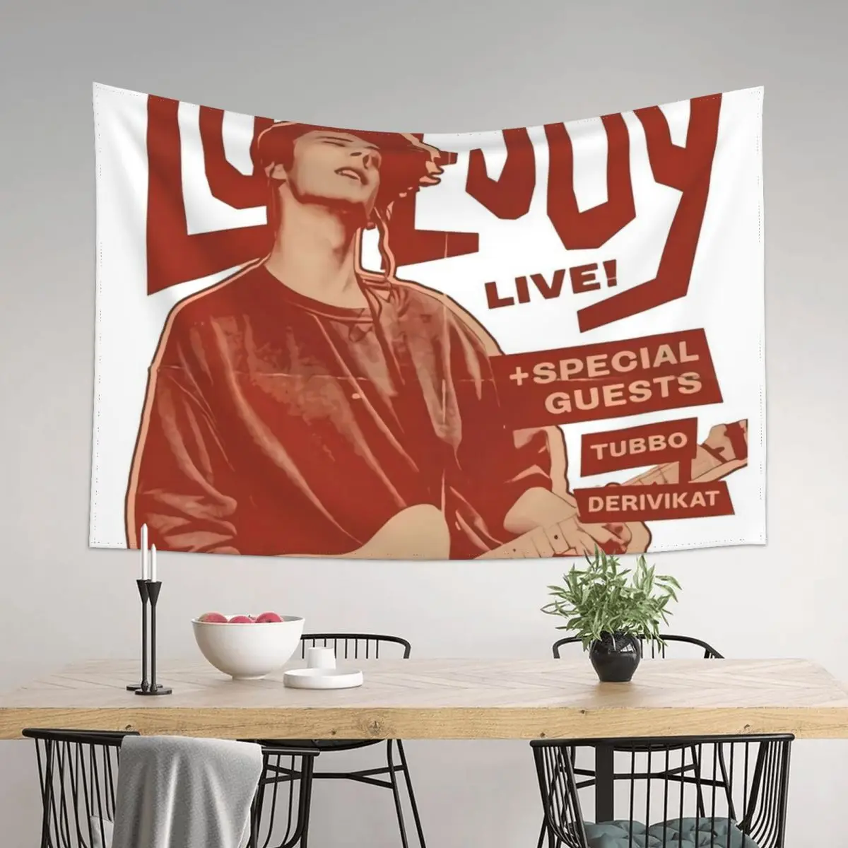 

Love Joy Concert Tapestry Wall Tapestries Decoration For Bedroom Decorative Wall Mural Bedroom Deco Tapestry