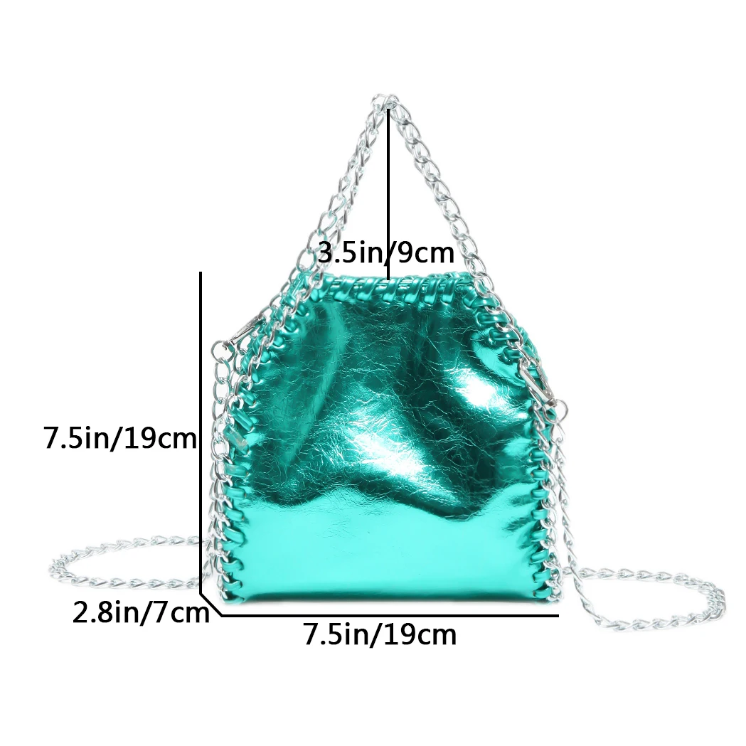 Bolsa quadrada pequena para mulheres, bolsa estilo Stra, bolsa de ombro com corrente cruzada, moda europeia e americana, nova, 2024