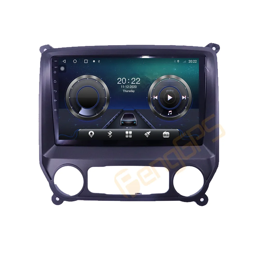 لسيارة شيفروليه سيلفرادو جي إم سي سييرا عبر VIA Vtrux شاحنة 2014-2018 راديو سيارة أندرويد 2Din استقبال ستيريو Autoradio وحدة الوسائط المتعددة