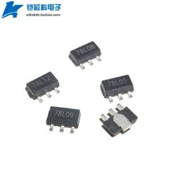 20Pcs New 78L05 SMD SOT-89  IC Voltage Regulator  78L06 78L08 78L09 78L10 78L12 78L15 78L18 78L24