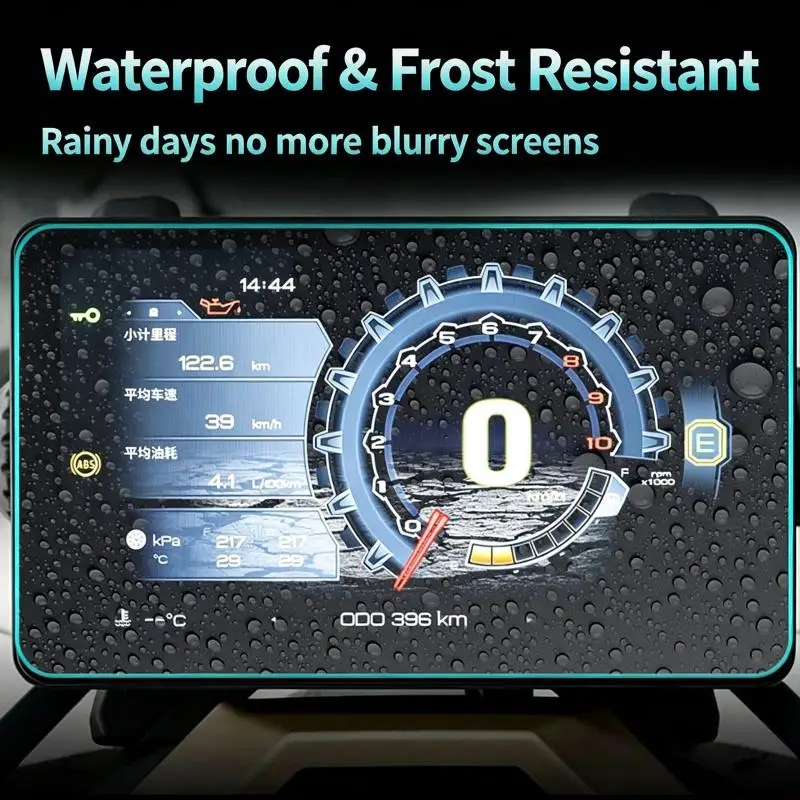 Motorcycle Touch Screen Protector TPU 1/2Pcs High Sensitivity Anti-Scratch HD Clear Instrument Guard for Smart Motorbikes