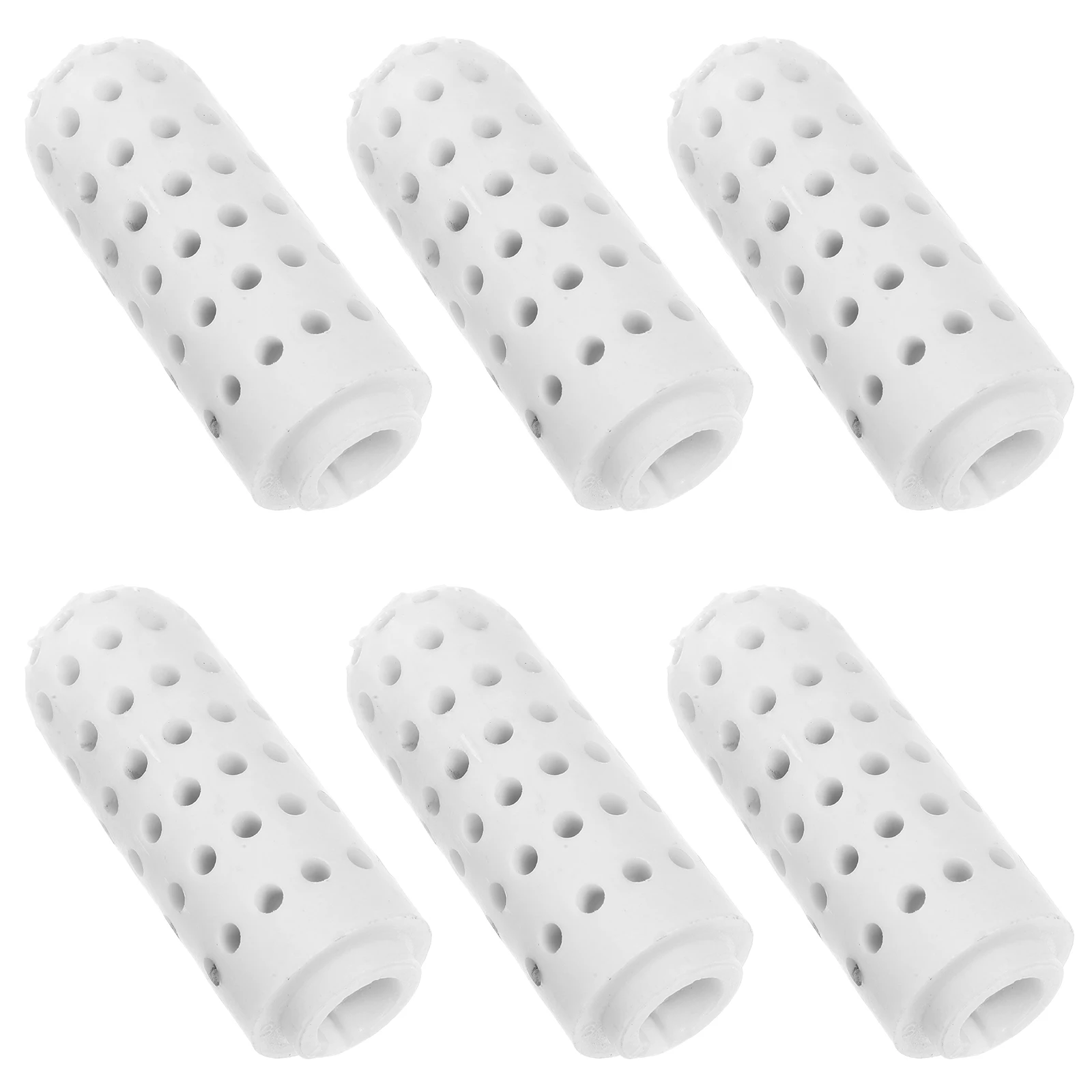 

6pcs Toilet Brush Bristle Organizer Replacement Abs Plastic Cleaning Tool Parts For Bathroom Home Hotel Office Use