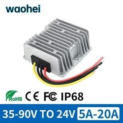 DC 스텝 다운 컨버터 전압 벅 레귤레이터, 72 V 60V 54V 48V 36V ~ 24 V 15A 20A 10A 5A, 36 48 60 72 볼트 ~ 24 볼트