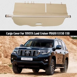 Trunk Cargo Cover For Toyota Land Cruiser Prado FJ150 LC150 150 2010-2021 Security Shield Rear Luggage Curtain Partition Privacy
