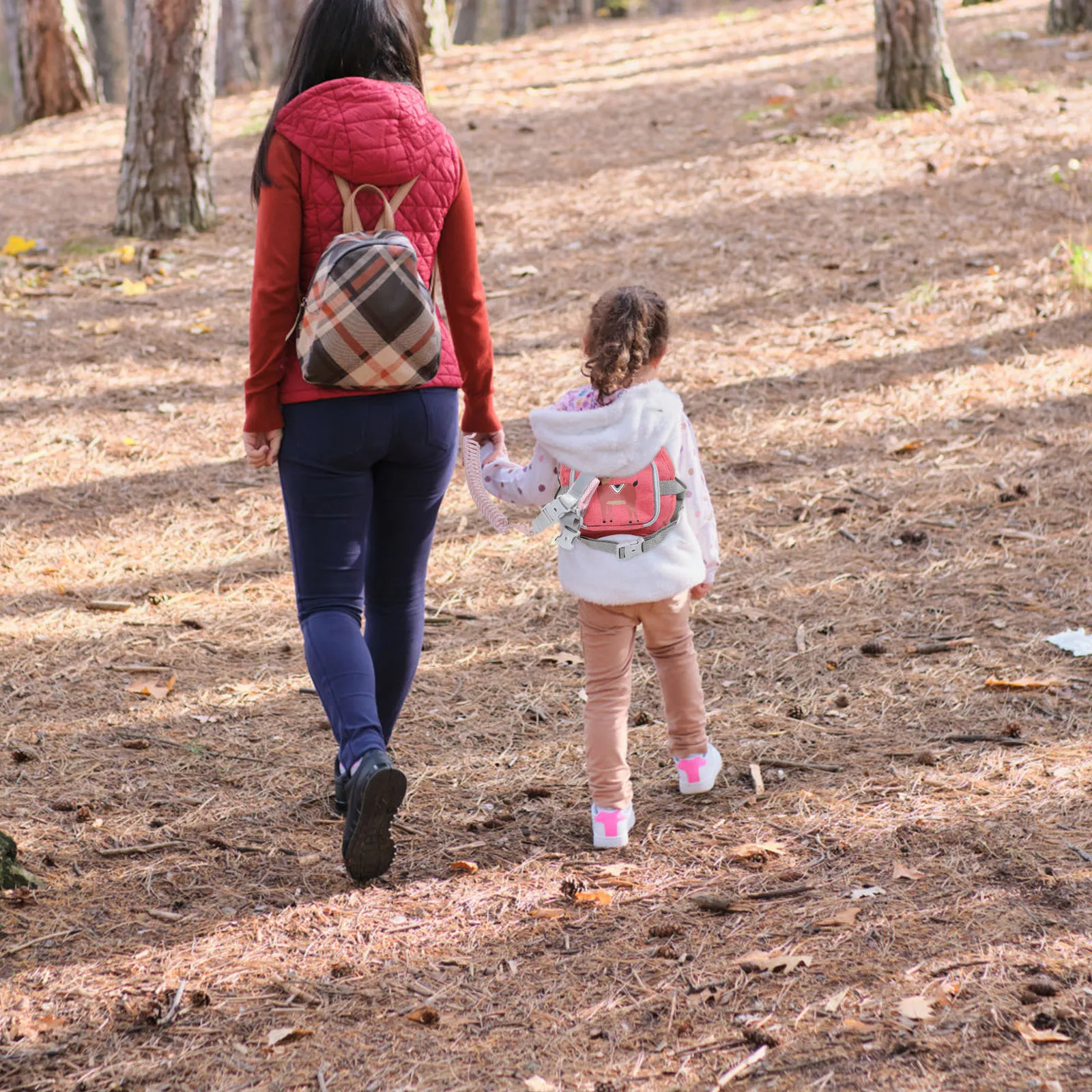 Anti Lost Wrist Harness For 2M Pink Safety Leash Adjustable Toddler Strap Reflective Parks Malls Airports