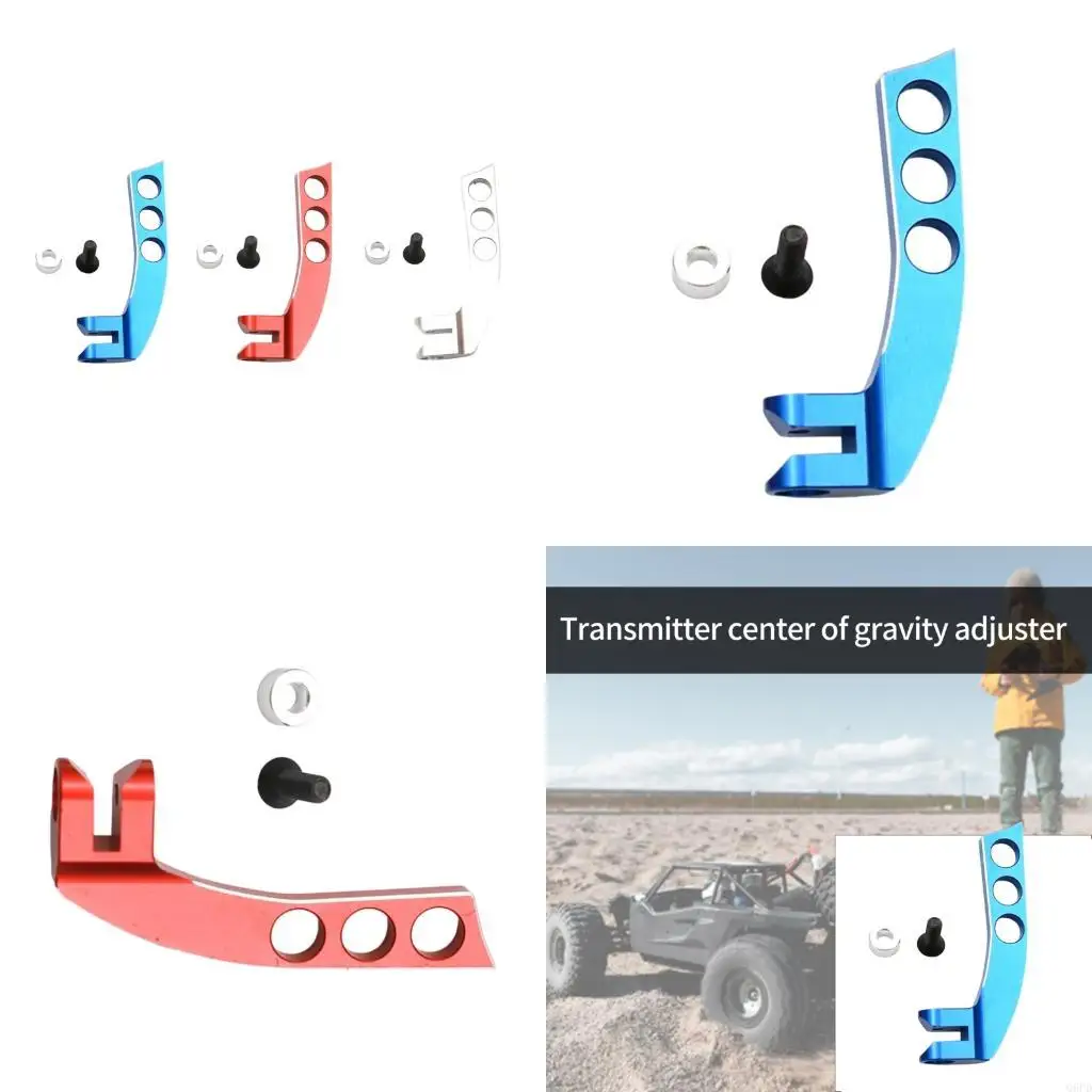 Sistema ergonómico contrapeso del transmisor con 3 puntos montaje Metal azul grado aeronáutico