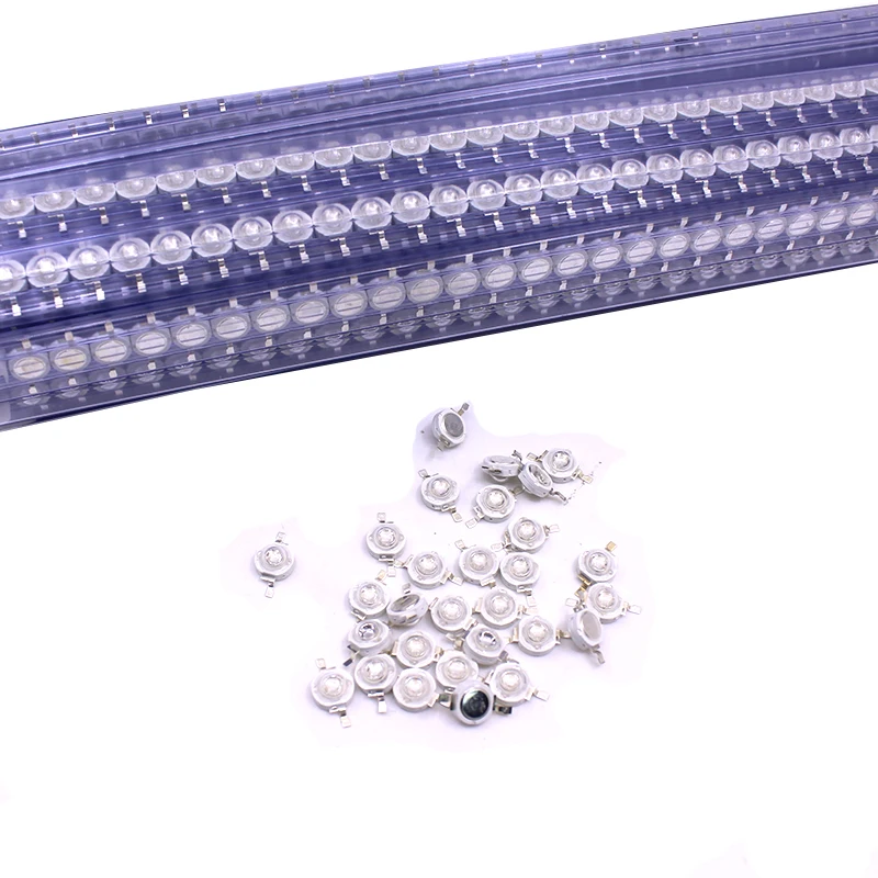 

100PCS 1W 3W LED COB Lamp Chip White Red Blue Yellow Pink UV RGB Mini LED Bulb Diode Beads For DIY LED Floodlight Spotlight