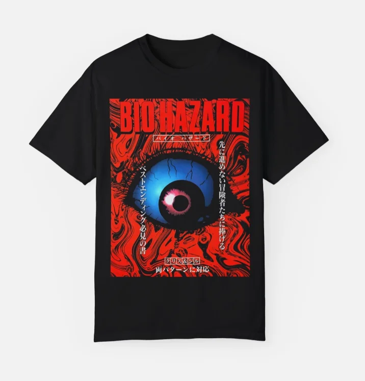 

Summer New Biohazard T-shirt Graphics, Unisex, Halloween Costumes, Anime Gifts, Heavy Cotton T-shirt Tops
