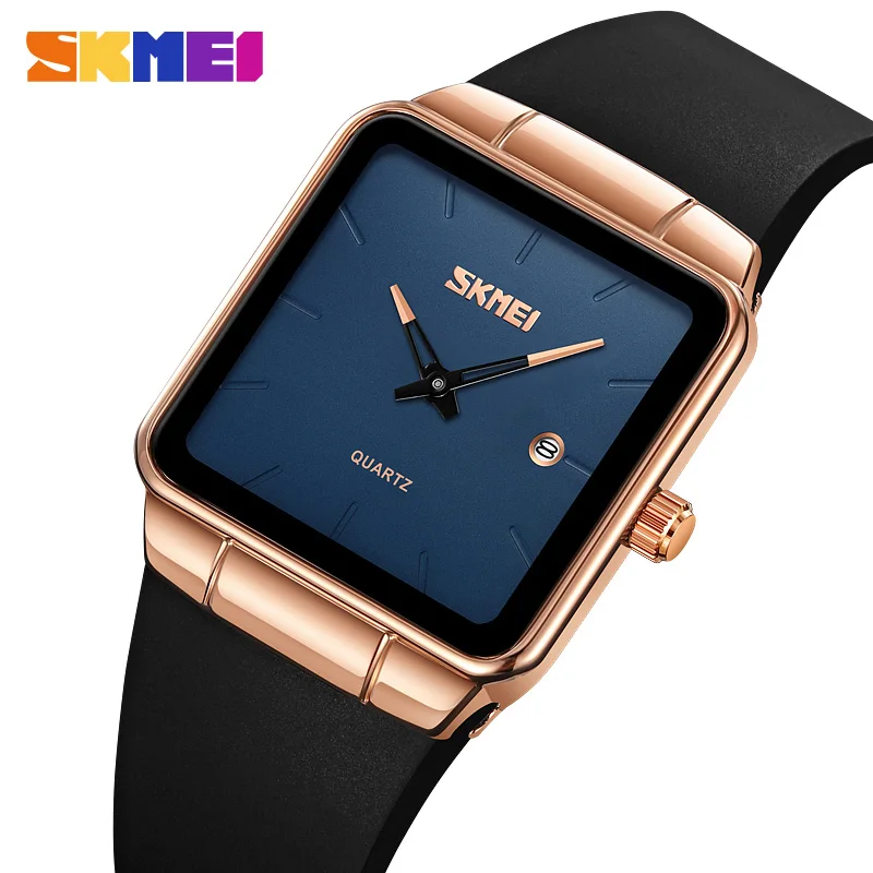 SKMEI Women Fashion Elegant Stopwatch Quartz Watches Womens Casual Simple Wristwatches Waterproof Famale Alarm Clcok Reloj Mujer