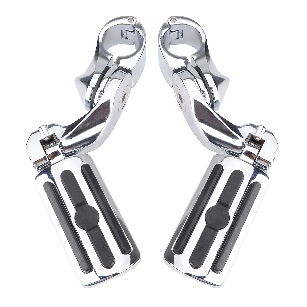 

Короткие регулируемые подножки для шоссе, хромированные 1,25 дюйма, 32 мм, крепление на подножку для мотоцикла Harley Davidson Highway Crash Bar