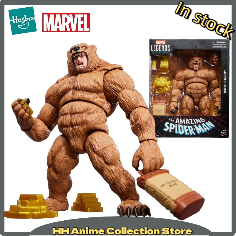 

Hasbro Marvel Legends Series The Amazing Spider-Man Grizzly 6-Inch Action Figure Collection Original Model Toy Gifts