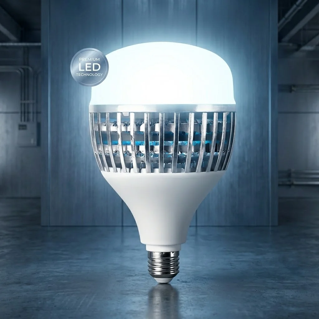 E27 LED Bulb High Power 220V Super Bright Energy Saving Light for Home Garage Warehouse Office Indoor Lighting