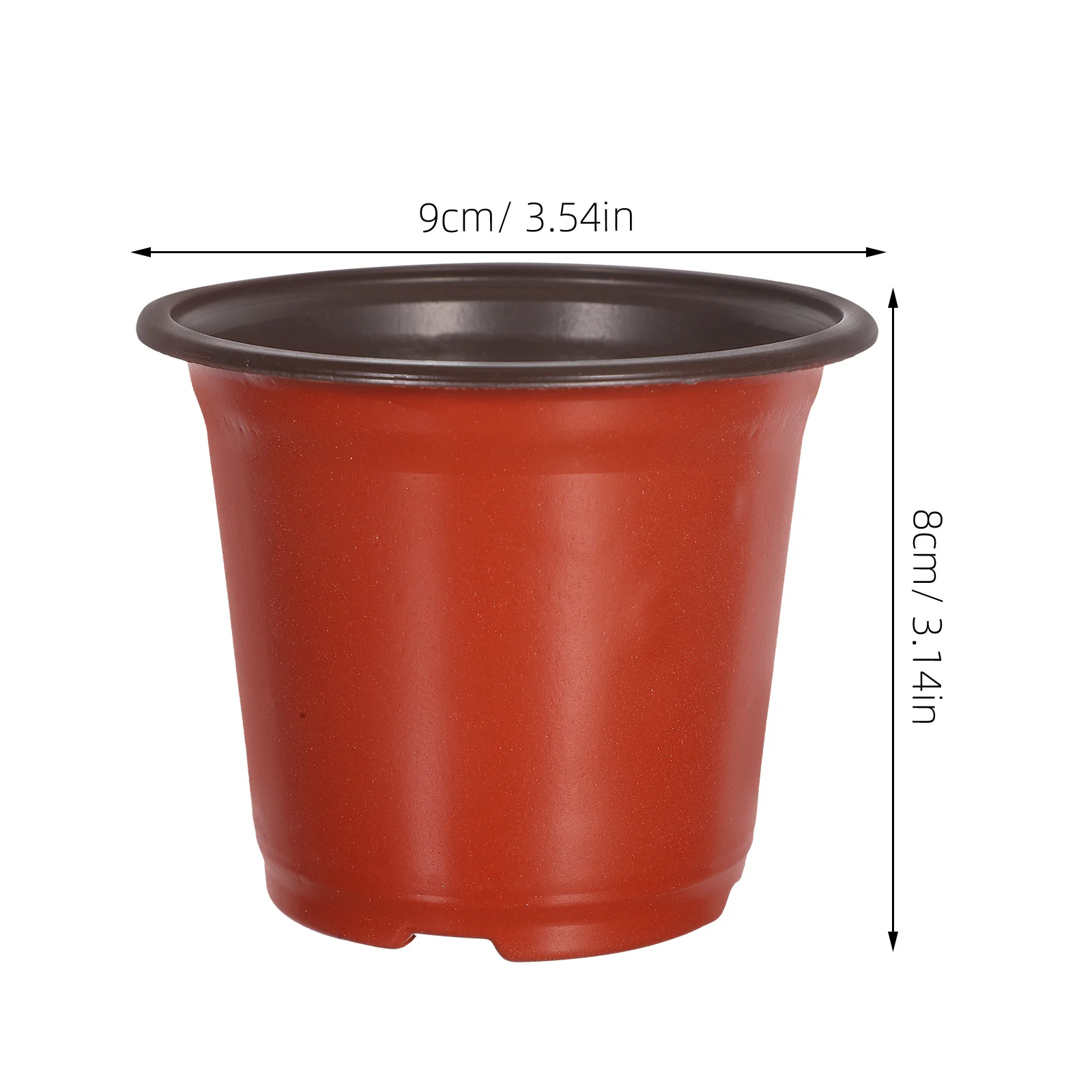 50 قطعة زهور بلاستيكية الحد الأدنى تنفس وعاء للنباتات الصبار العصارة سطح المكتب رف الكتب الجدول البستنة