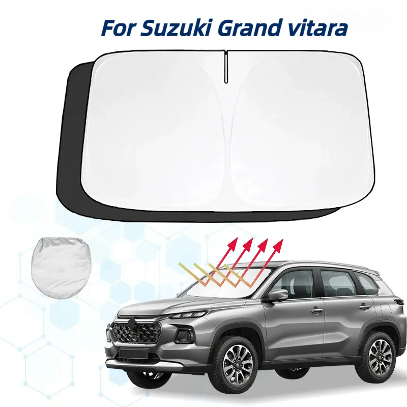 

For Suzuki Grand vitara 2 3 Windshield Sun Shade Sunshade Sun Visor Protector Foldable Blocks UV Rays Keep Your Car Cooler