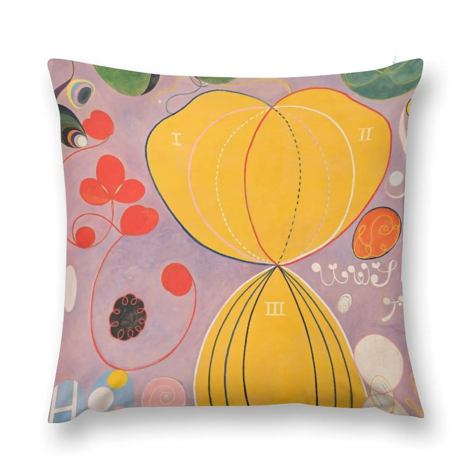 

Hilma af Klint The Ten Largest, No.7, Adulthood, Group IV Throw Pillow Pillow Cases Decorative Christmas Pillow Cases