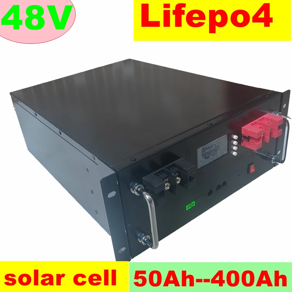 

LRKK 6000+cycles 48V 100Ah Lifepo4 50Ah 120Ah 150Ah 200Ah 300Ah 400Ah Battery Max 32Parallel with CAN RS485