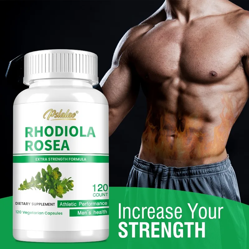 Rhodiola Rosea Capsules - Regulate Mood, Improves Vitality and Performance, Support Cardiovascular and Brain Health, Immunity