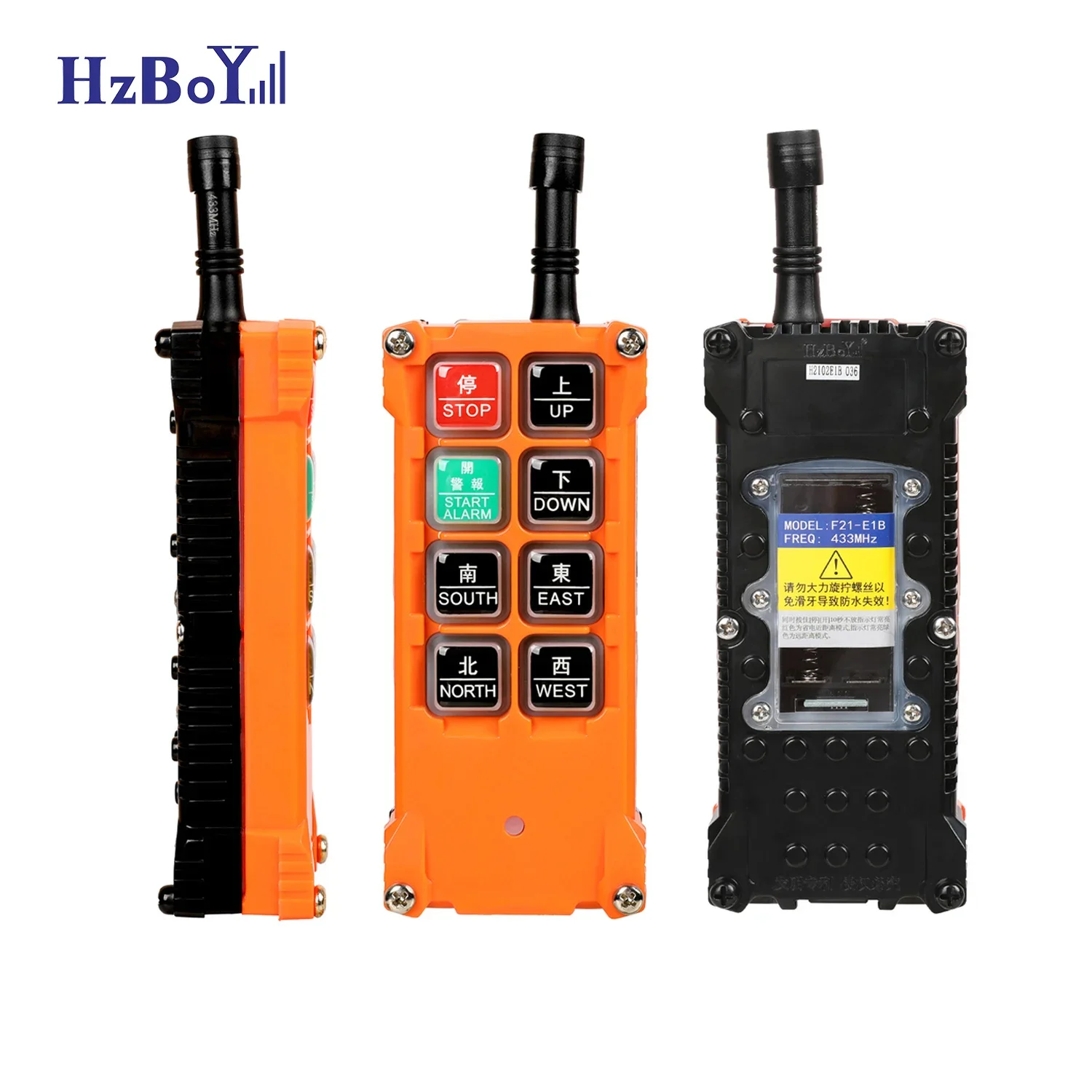 6 button 12-24V  36-440V 433MHz 868MHz 315MHz F21- E1B Wreless Remote Control Crane