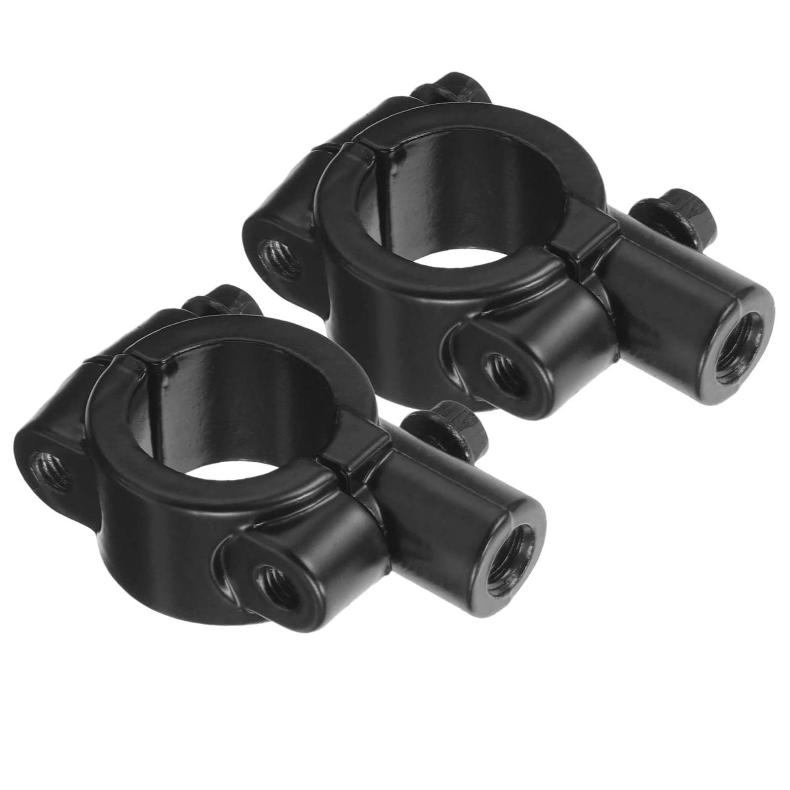 

2Pcs Motorcycle Mirror Mount Durable Metal Wide Compatibility Easy Install Enhanced Visibility Motorbike Accessories