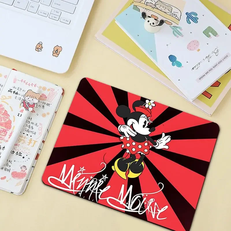 Disney minnie mouse tapete de mesa pequeno estudante mousepad computador teclado almofada jogos tapete de mesa para pc mouse tapete