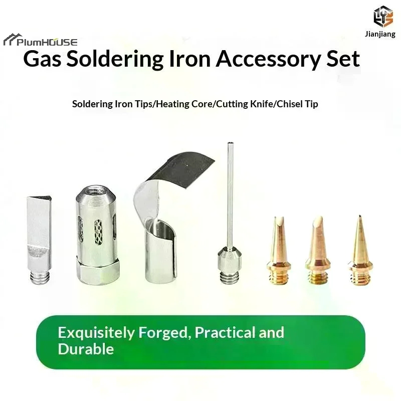 

Quick Heat Ignition Welding Head Gas Soldering Iron Head Butane Gas Soldering Iron Kit Gas Welding Kit Welding Torch Pen Tool