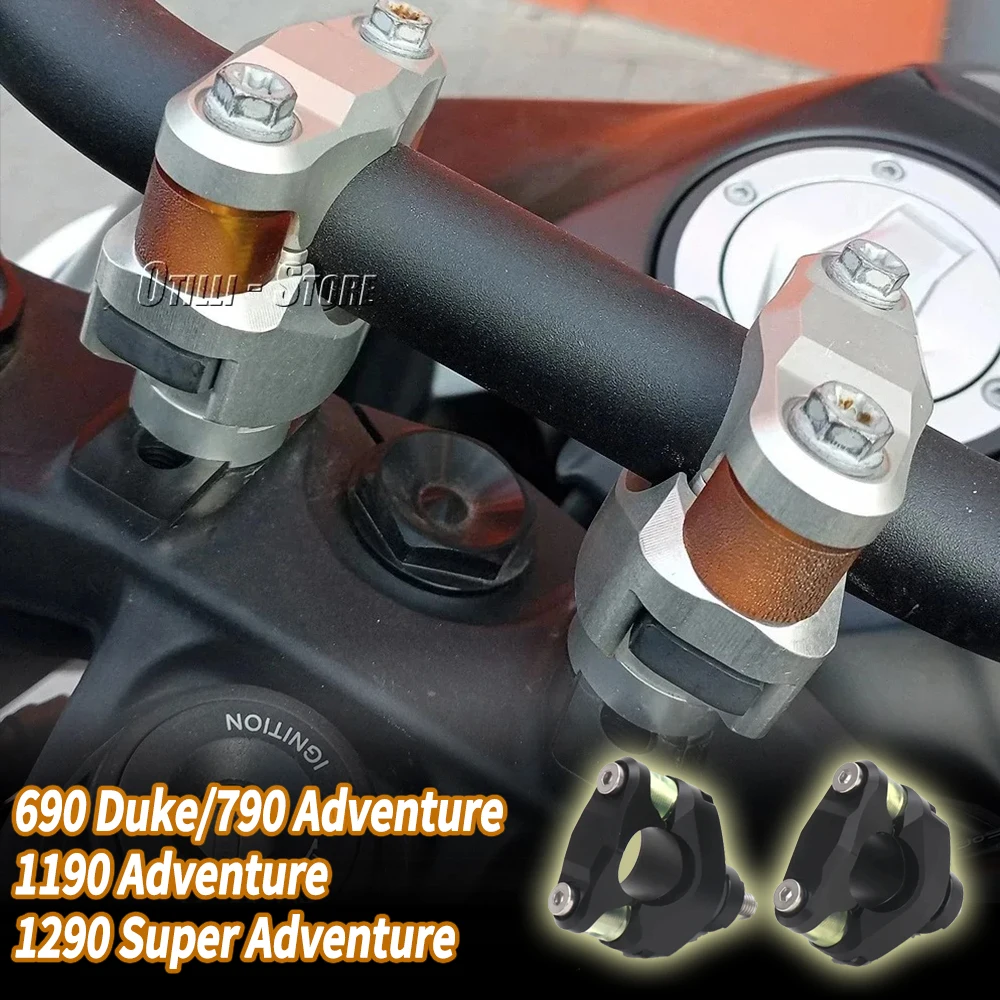 28mm Handlebar Risers Mounting Bar Adjustable Progressive Handlebar Damping For 690 Duke 790 Adv 1190 ADV 1290 Super Adventure