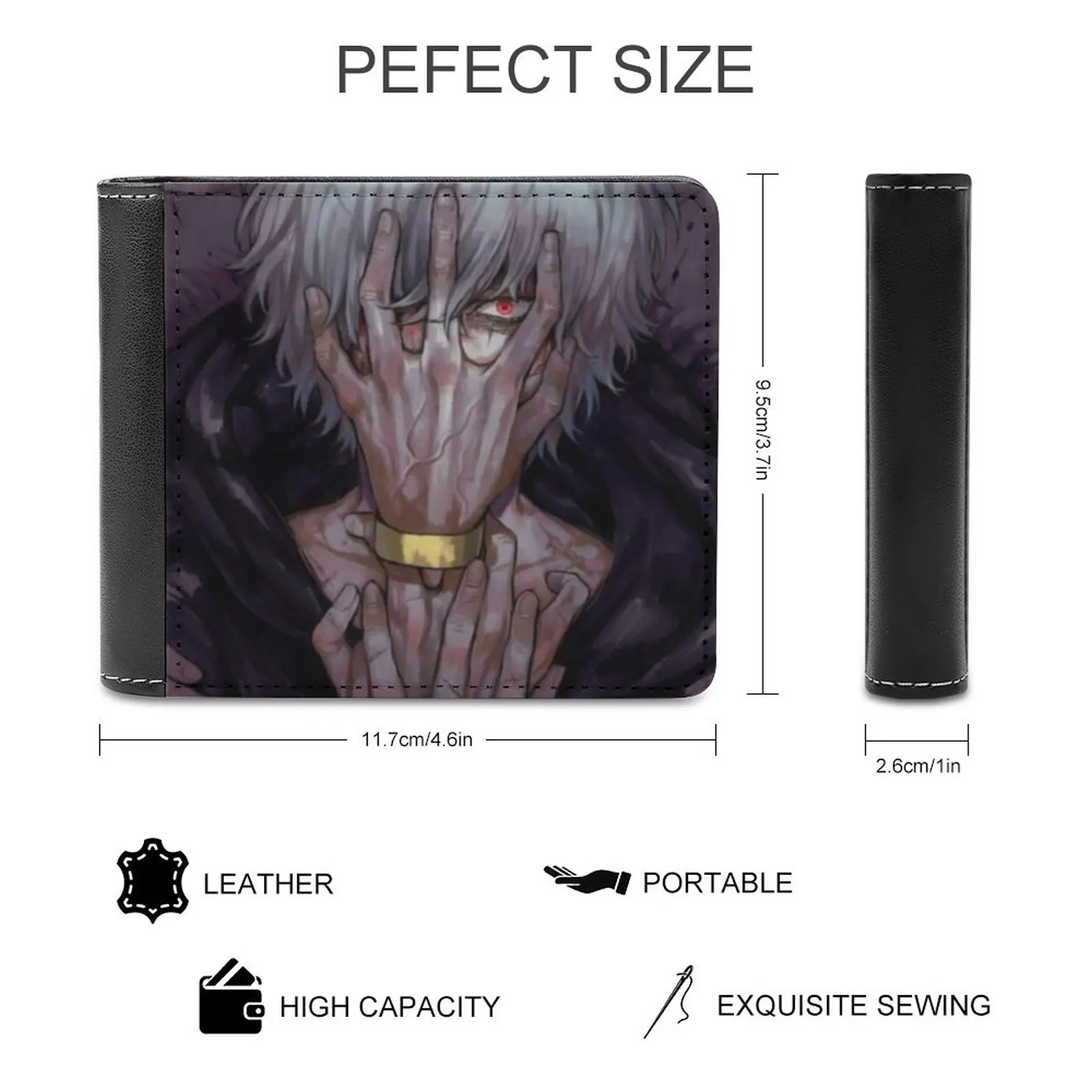 Tomura Shigaraki Soft Men Wallets New Purse Credit Card Holders For Male Purses Men Wallet Izuku Midoriya Shoto Todoroki