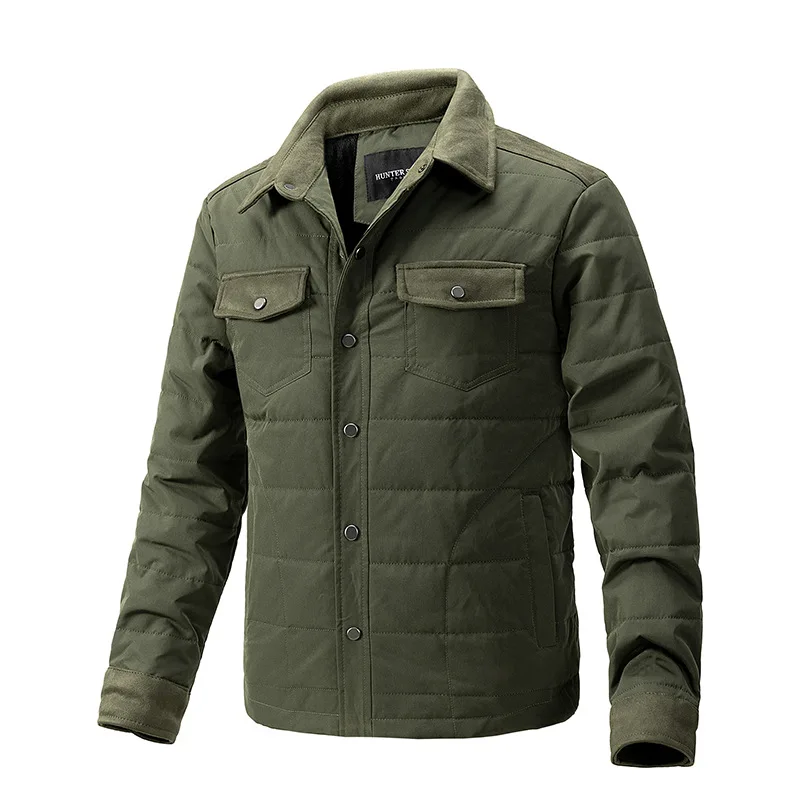 2024 new casual autumn/winter men's business jacket Plaid coat Trend top lapel jacket