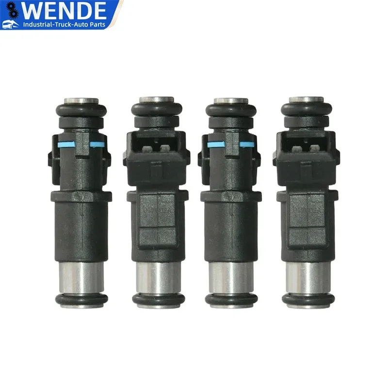 4 PCS Auto Parts Fuel Injectors  For Peugeot 206 306 307 Peugeot 106 206 306 Partner Citroen Berlingo C2 OEM 01F002A 0280156357