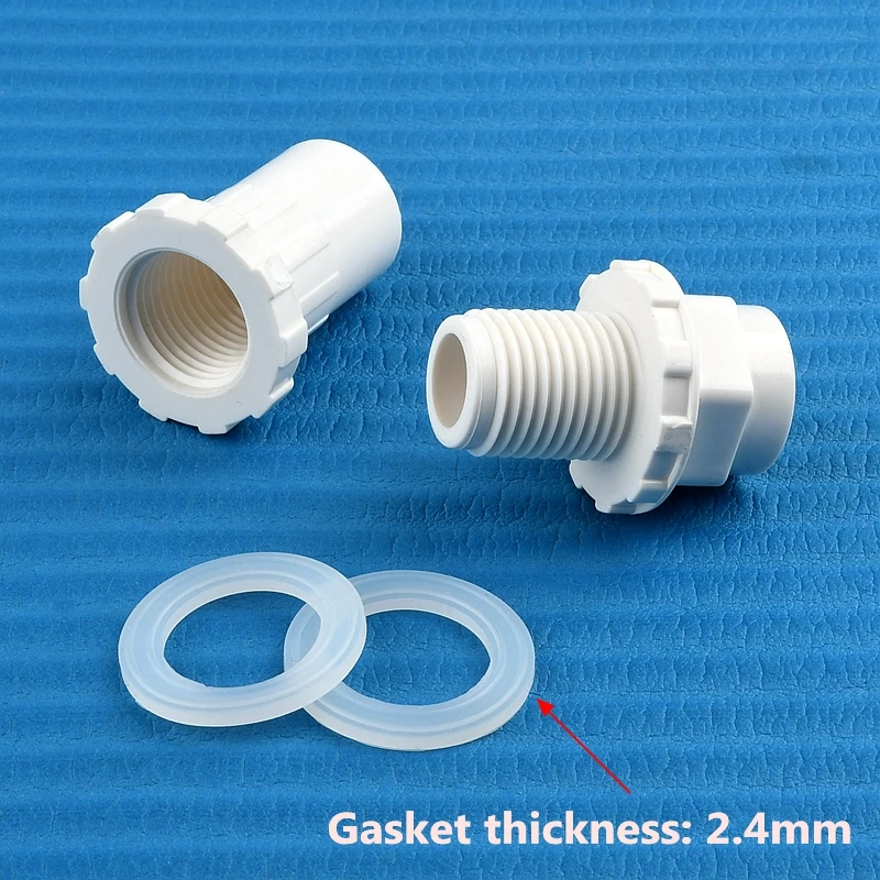 16mm PVC Pipe Fittings Connectors Garden Irrigation Joints Fish Tank Accessories Aquarium Connectors PVC Water Pipe Fittings