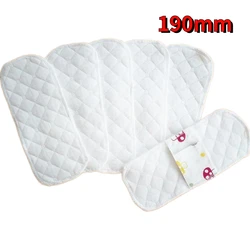 2 Teile/los 190mm Reusable Waschbar Menstruation Pads Baumwolle Pad Sanitär Pads Tuch Weiche Panty Liner Frauen Serviette Feminine Hygiene