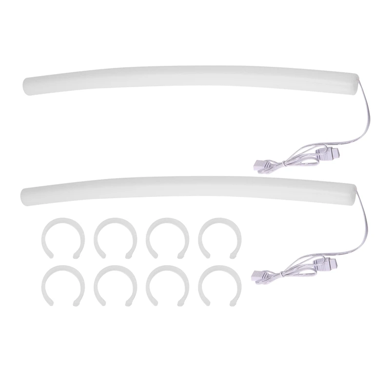 Manga de tubo de silicone TAIGH-2Pcs 5v 3pin argb manga luminosa tubo de radiador de resfriamento de água tubo macio decoração de capa de computador