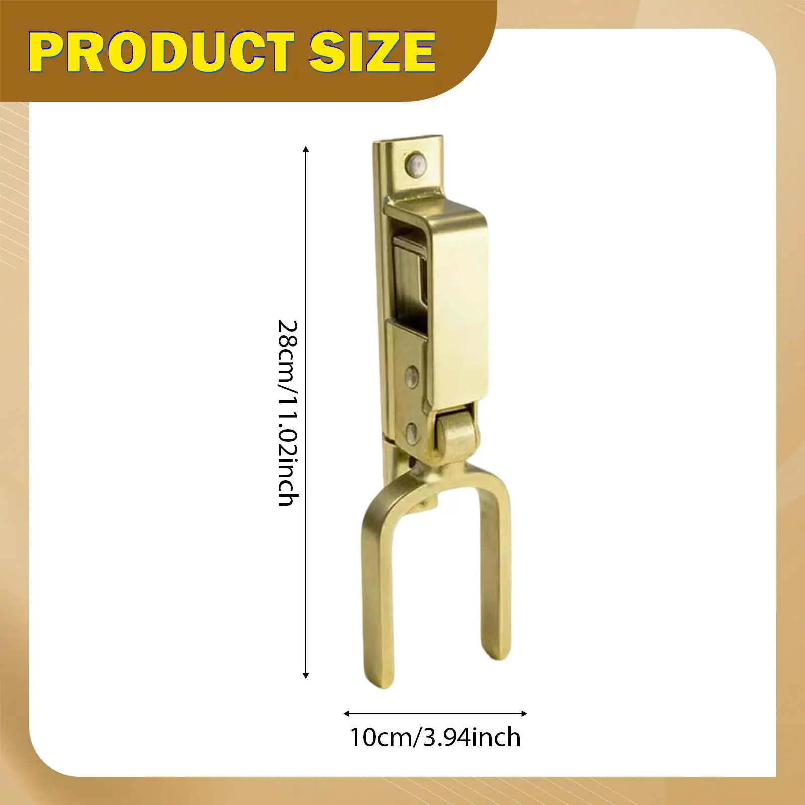 Modern Alloy Steel Fence Gate Lock Self Locking Mechanism for Outdoor Pool Backyard Lawn Home Entryway