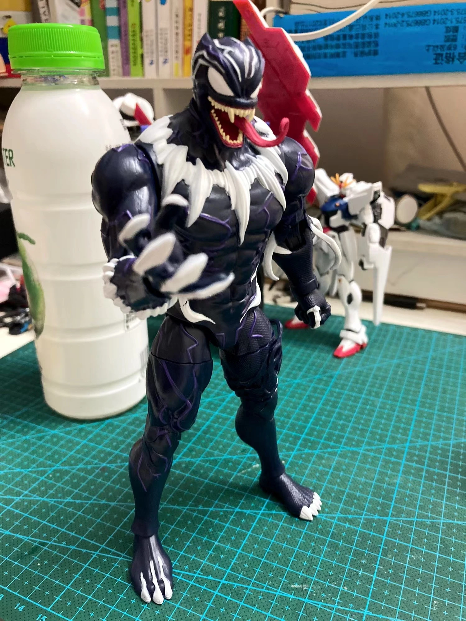 Zd Original Venom Parasitic Captain America Black Panther Carnage Marvel  1/10 Legends Action Figure Anime Collect Toy Gift