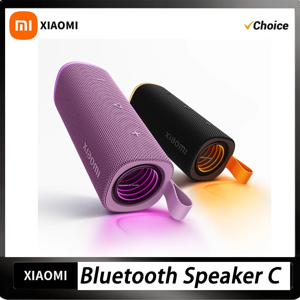 Original 2026 NEW Xiaomi Bluetooth Speaker C 18W Powerful Sound | 3D Colorful Lights | Supports Multi-Speaker Connection CN